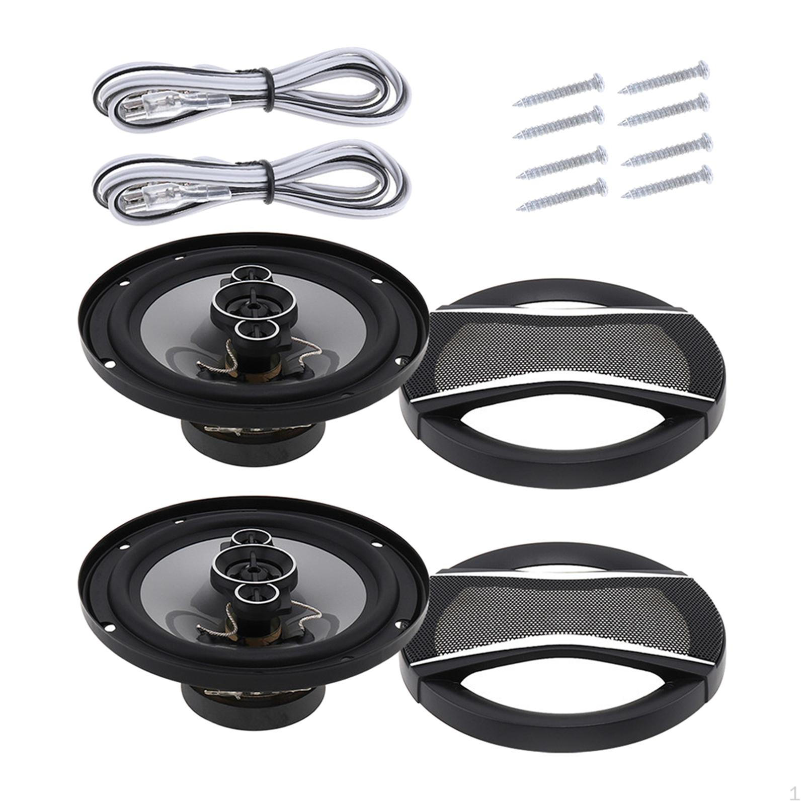 Car Audio Speakers 75W High Sensitivity 4 Ohm Impedance Sound Speaker System