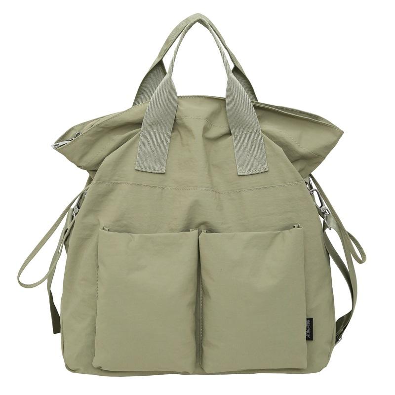 Japanese Solid Color Crossbody Bag, Men's and Women's Shoulder Bag, Large Capacity, Simple Workwear, Unisex Style Handbag, Student Class Bag