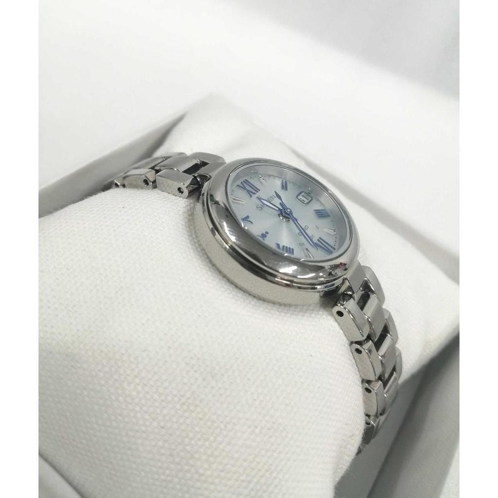 Used CASIO SHW-7100 SHEEN Tough Solar Titanium Radio Solar Watch