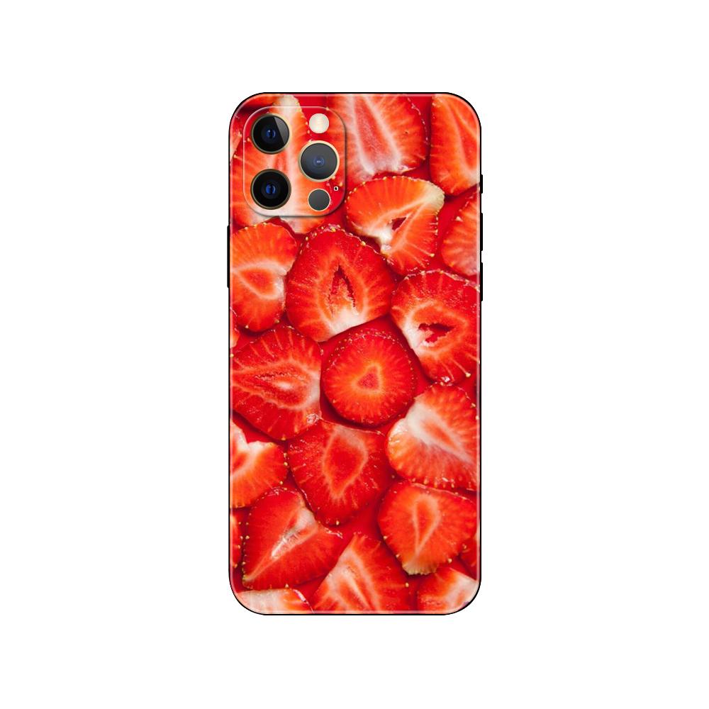 Green Fruit Cherry Lemon Phone Case for Iphone 5 5s 2020se 6 6s 7 8 Plus X 10 XR XS 11 12 13 Mini Pro MAX Black Tpu Back Cover