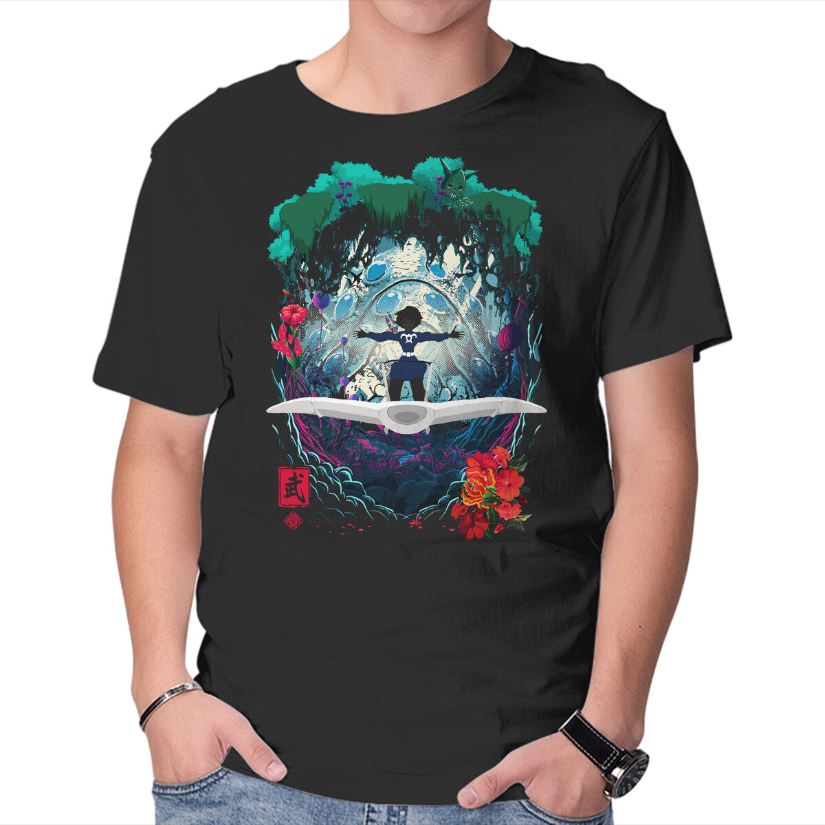 Unisex Crew Neck T-Shirt Princess Of The Valley Graphic Short Sleeve Casual Tee S