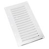 2PCS Air Venting Panel Covers 316 Stainless Steel 15 Slots Rectangular Louvered Air Vent for Ship Yatch