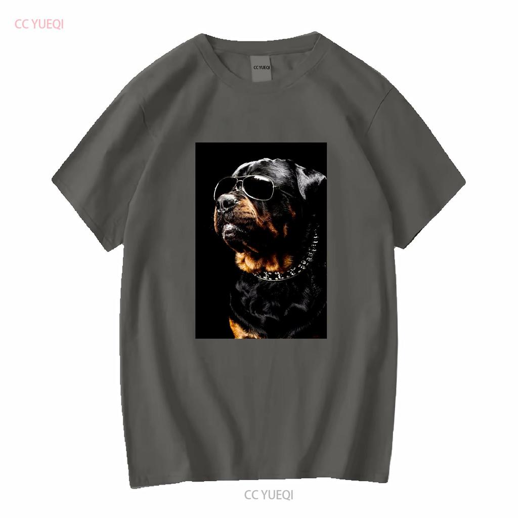 Unisex Unisex Shirt Cult T Rottweiler Long Or Short Sleeves Vintage Washed Fashion Top For Everyday Wear Streetwear Homme