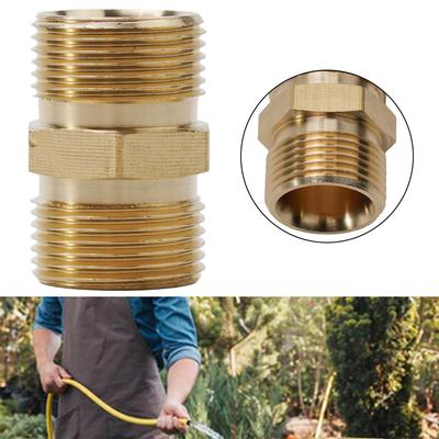 Hochwertig Brandneu Schlauchverbinder Stecker Adapter Garten Power Tools Hochdruckreiniger Autoreinigung Messing M22/14mm