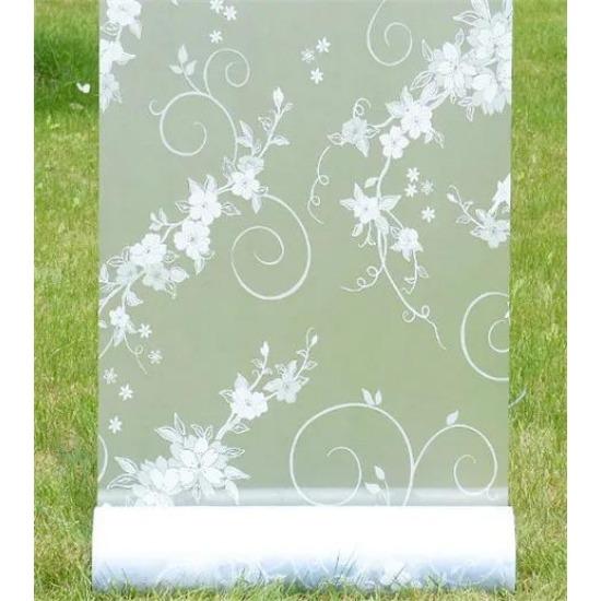 Decorative Privacy Vinyl Window Adhesive Film Window Sticker Decals Waterproof Sun UV Protection Bamboo Sliding Door Bathroom