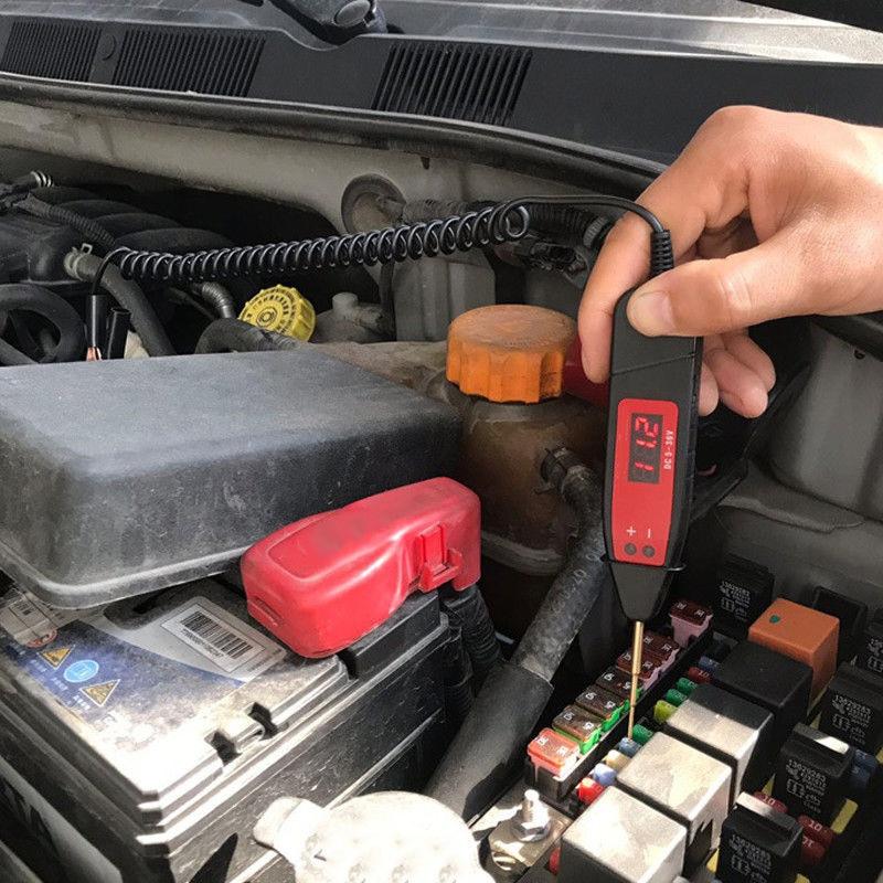 Universal Digital LCD Electric 5-36V Voltage Test Pen Probe Detector Tester Automotive Diagnostic Tool for Car Boat Motorcycle