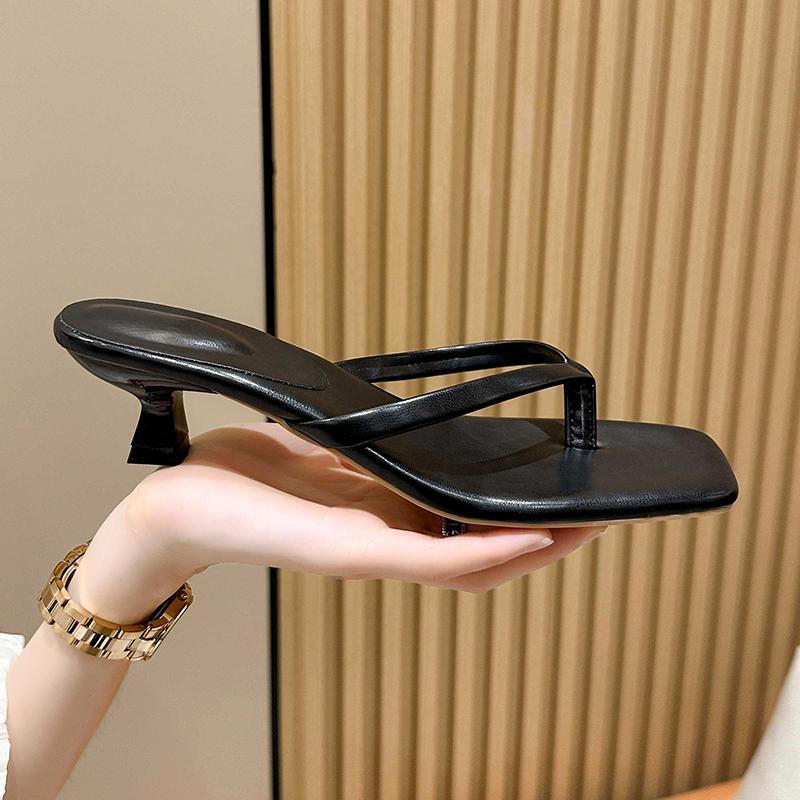 

Fashion Female Summer Sexy Heels Sandals Slides Ladies Shoes Fashion Women Pumps Flip Flops Luxury High Heels Slippers Shoes 35