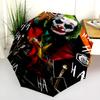 Joker'S Many Faces Folding Umbrella Suitable For All Seasons Durable Three Folds Sun Umbrella Printing