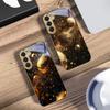 Goldenes Universum Modell für Samsung Galaxy S20 FE S21 S22 S23 Plus S24 Ultra 25Ultra S21+ S9+ S22Plus Goldene Glas Handyhülle