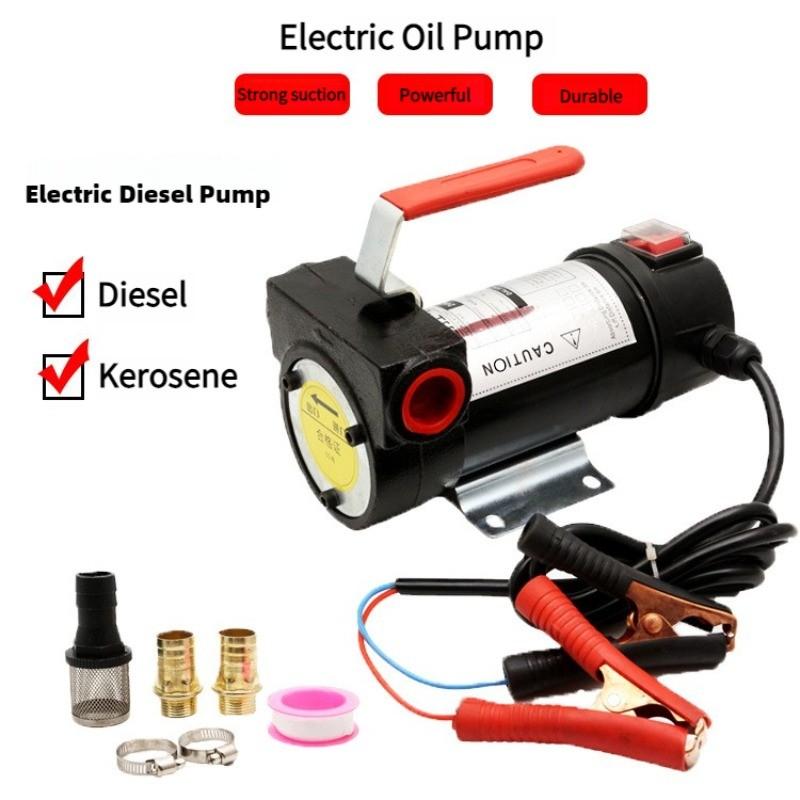 Malé ruční naftové čerpadlo 12V/24V Přenosné elektrické olejové čerpadlo Vysokovýkonné samonasávací čerpací čerpadlo