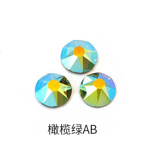 16 Cut Sides Eight Big And Eight Small Imitation Austrian Flat Bottom Drill Nail Drill Ab Color Diy Mobile Phone Case Glass Accessories Rhinestone