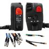 Pair 22mm Motorcycle Left Right Handlebar Controller Switch for Horn Turn Signal Electric Start Fog