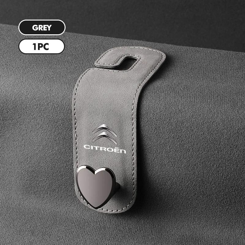 

Car Headrest Hook Hidden Suede Metal Hanging Seat Back Hanger For Citroen Grand Berlingo Jumper Celysee Xsara Picasso Aircross
