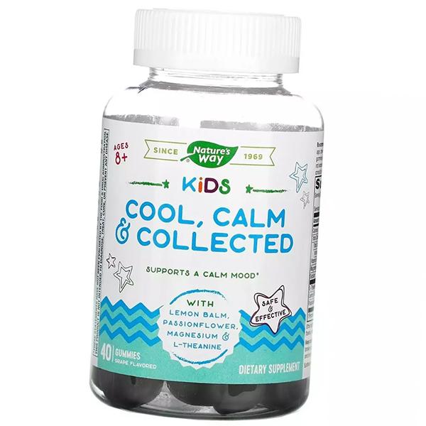 

Підтримка дитячого спокою, Kids Cool Calm and Collected Вік 8 +, Nature s Way 40таб Виноград (36344155) 40tab Grape
