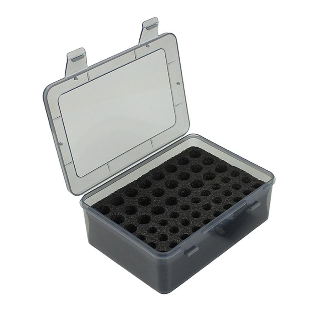 

Органайзер для хранения батареек Держатель вмещает 72 батарейки AA AAA, Кейс-коробка для батареек Контейнер для гаража Домашняя организация ящиков Диспенсер белый