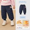 JELLYBABY Girls' Thermal Bowknot Casual Pants
