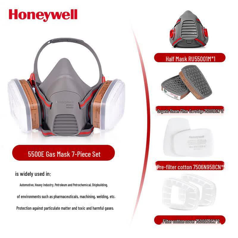 Honeywell 550E Reusable Half-Face Respirator Kit