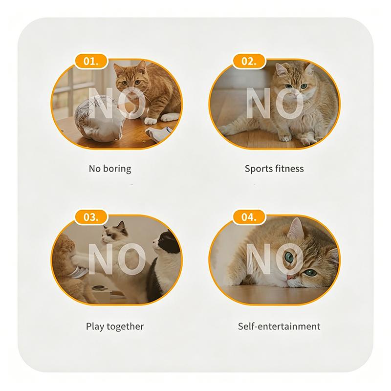 Electric Interactive Cat Play Mat Simulated Moving Prey Auto Modes Soft Plush Surface Toy for Indoor Cats Kittens