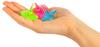 Colorful Clear Mini Spinning Tops 50 pieces in 10 colors (Plastic) -