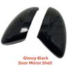 ABS plastic Car Black Rearview Accessories Door Mirror Shell For CITROEN C3 2016 2017 2018   White Car Decoration