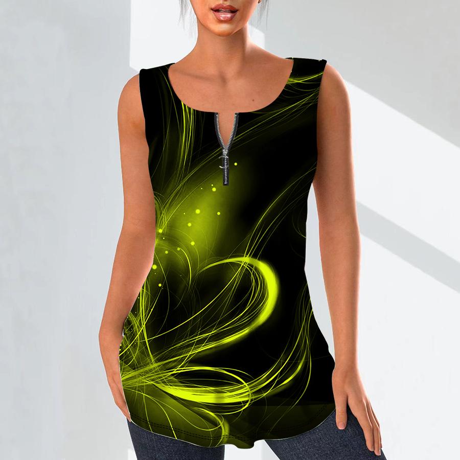 

Женские модные рубашки с v-образным вырезом, повседневные топы, футболка, женский жилет с 3D принтом «Любовь», блузка без рукавов больших размеров, топы на бретелях 8XL жёлтый