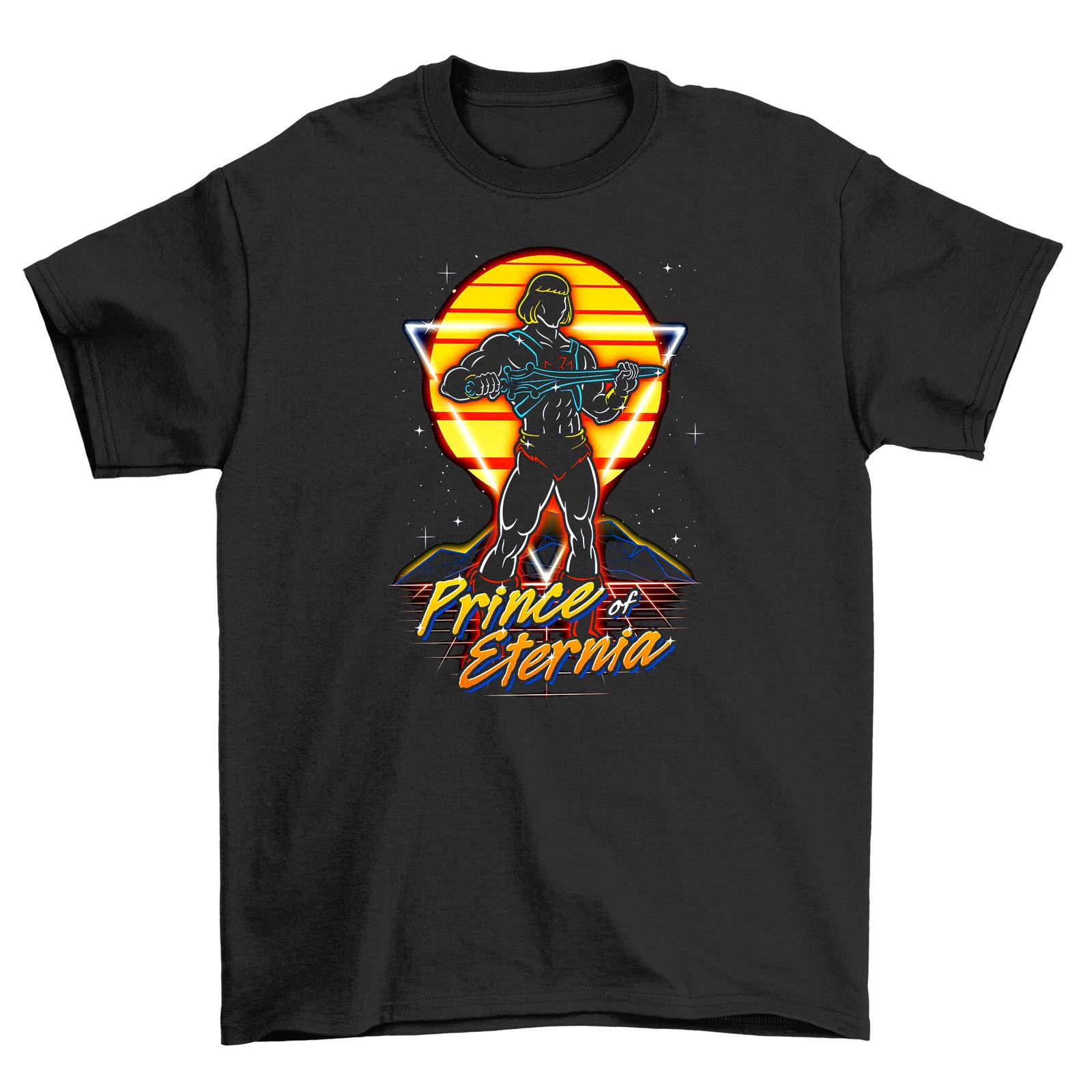 

Prince Of Eternia tee - Unleash Your Power! Funny T-Shirt Mens Womens Tees Top, 100% cotton, Unisex P XL
