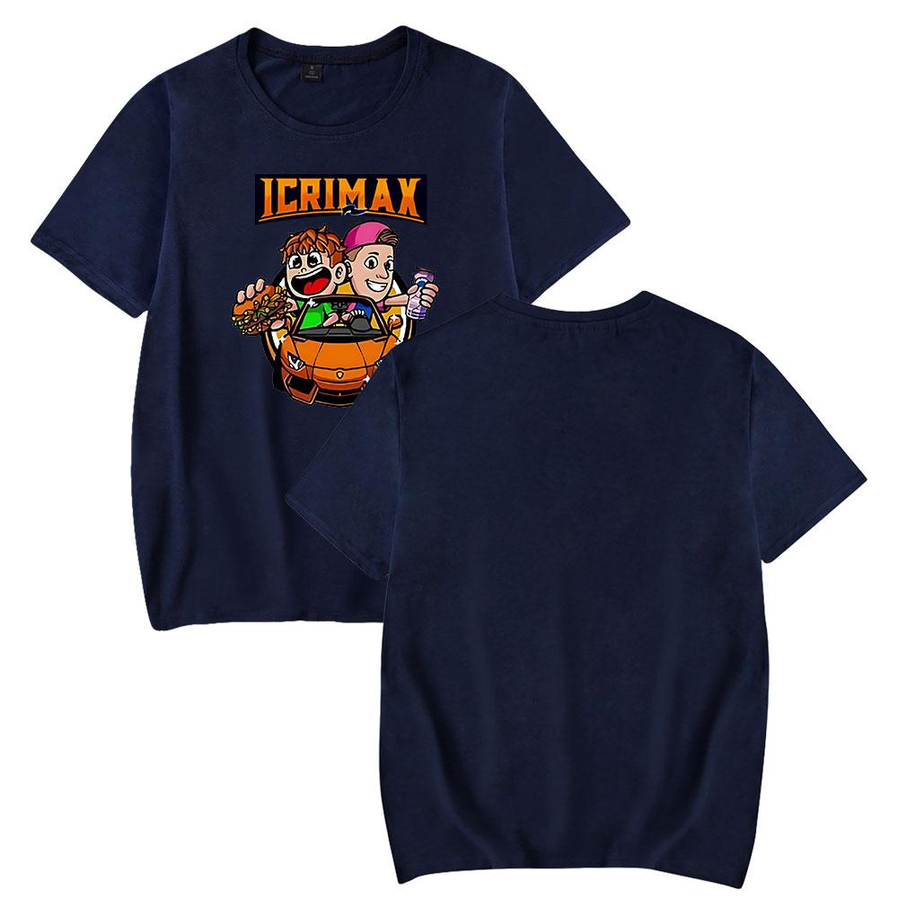 Women Men T-shirt Icrimax Print Tshirt Summer Casual Woman Man Clothing Fashion T Shirts