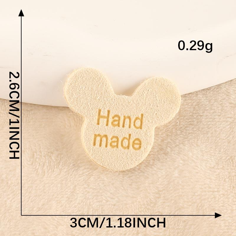 Printed Trademark Clothing Accessories DIY Patch Shoes and Hats Luggage Accessories English Letters Leather Label Cloth Label Cloth Sticker