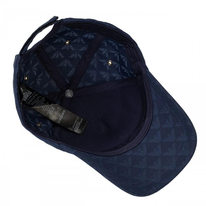 Emporio Armani striking royal blue baseball cap
