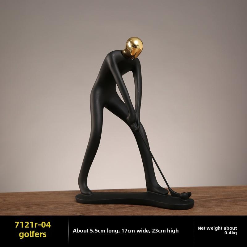 Sports Athlete Resin Sculpture For Living Room Desk Gift For Friends Family Colleagues