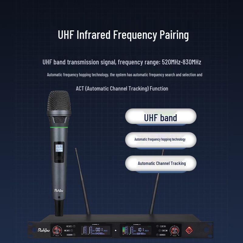 Runpu UHF Wireless Handheld Microphone System (CN Version)