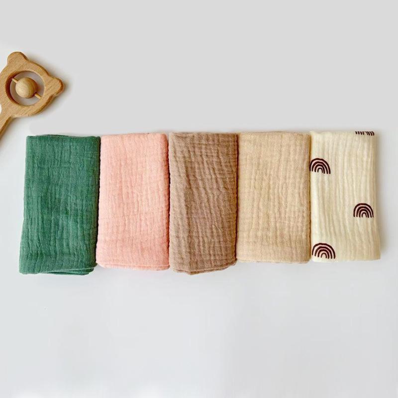 Baby Mullwaschlappen und Taschentuch aus reiner Baumwolle
