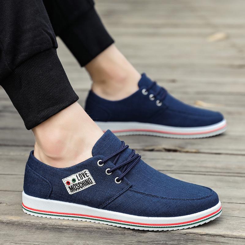 Летняя обувь повседневная кеды большого размера тканевая обувь дышащие canvas shoes 39
