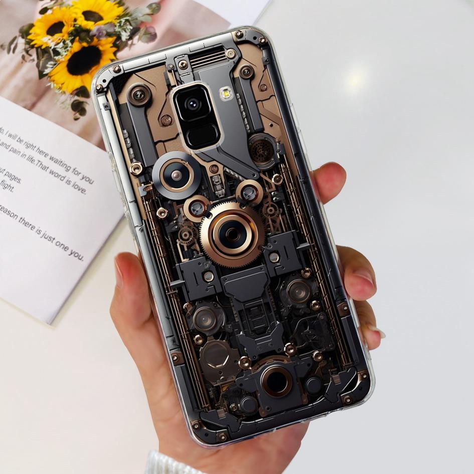 For Samsung Galaxy A8 Plus 2018 Case SM-A730F Cover Cute Cartoon Silicone Soft TPU Phone Case For Samsung A8 2018 SM-A530F Coque