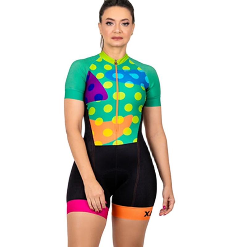 

Women s Cycling Clothes Little Monkey Short Sleeve Summer Suit One-piece Suit Bicycle Cycling Road Bike Sports Pro XS（old）