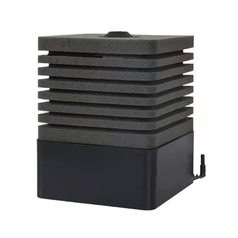Filtru cu burete 3-în-1 Pompă de aer Filtrare biochimică Echipament de purificare a apei pentru pești de acvariu