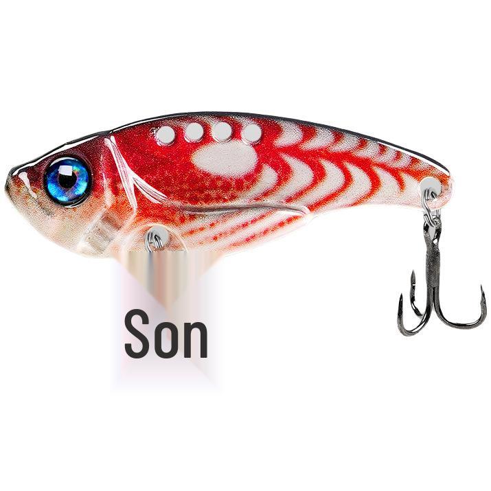 Iron Plate VIB Rattlesnake 3D Spinnerbait: Universal Long Cast Lure