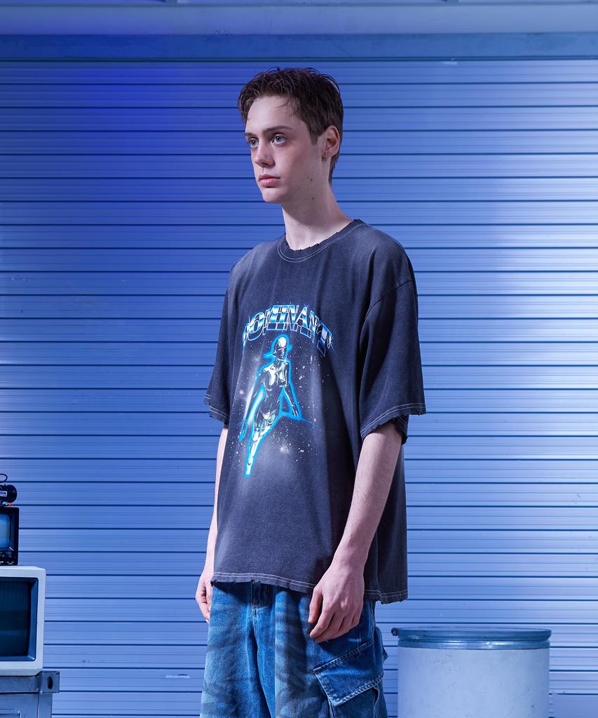 DOMINANT Spacemood Washing Tshirts_Black