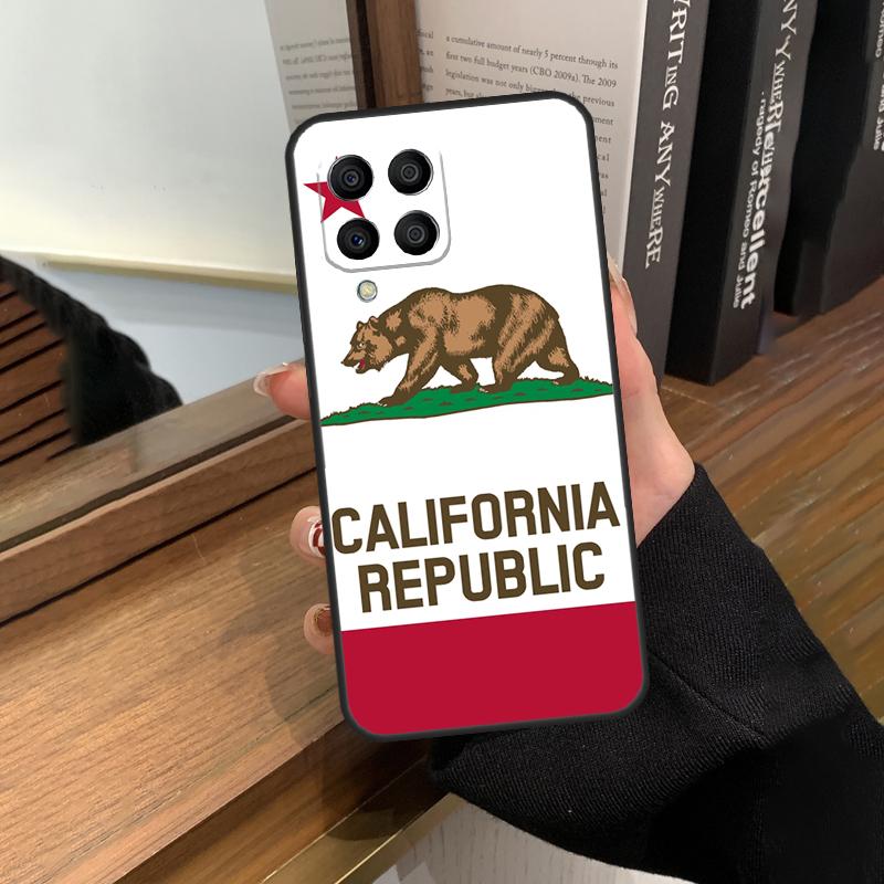 California Flag Case For Samsung Galaxy M56 M16 M36 M33 M53 M13 M12 M32 M52 M20 M15 M55 M31 M14 M35 M34 M54