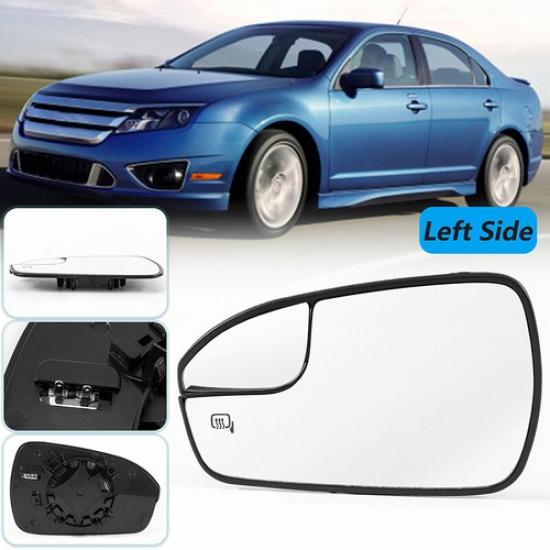 Driver Left Side View Mirror Glass Heated Assembly Fit For Ford Fusion 2013-2020