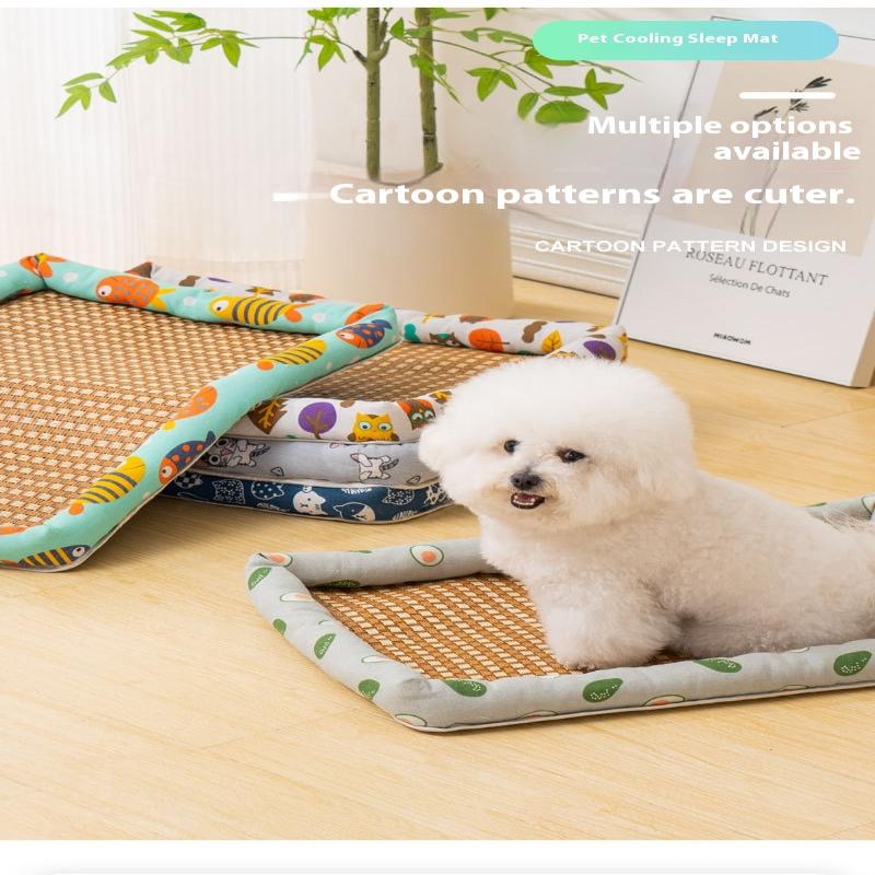 Free Pillow Pet Bed Cat Cool Summer Bed Waterproof Dog Sleeping Bed Ice Pet Mat Washable Bed For Dog