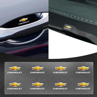 AABLM1 Car Door Handle Stickers Car Window Wiper Decor Emblem For Cruze Aveo Lacetti Captiva Spark Orlando Epica Sail Sonic
