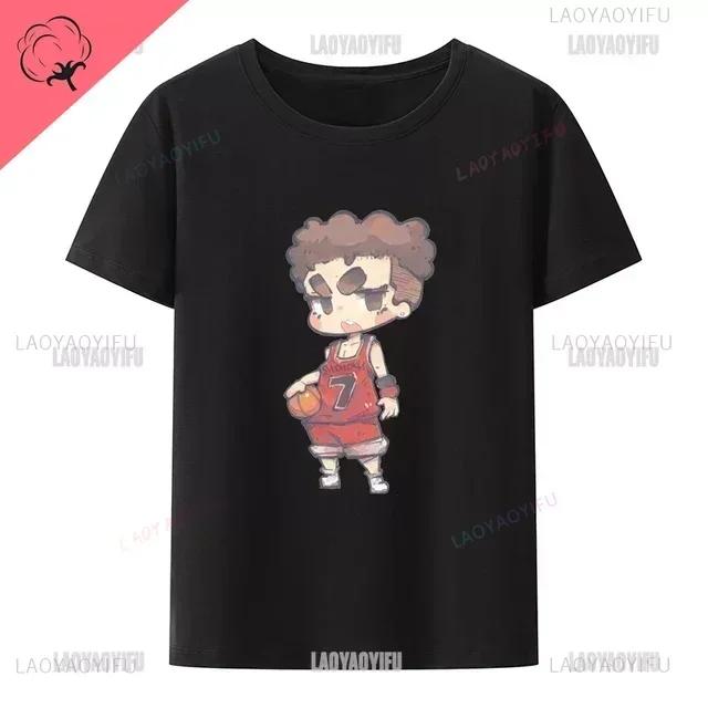 Slam Dunk Movie Co-branded Short Sleeve Tshirt Rukawa Maple Sakuraki Hanamichi Century High Five Cartoon Print Short Sleeve Tops