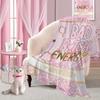 Süße Bad Girl Energie Decke Warm Weich Winter Flanell Bett Überwurf Milch Plüsch Dünne Steppdecke für Zuhause Wohnzimmer Sofa Bettbezug Geschenk