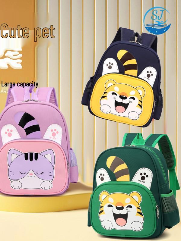 Trendiger kleiner Tiger Cartoon Tierrucksack für Kinder im Alter von 3-6 Jahren - Superleicht und perfekt für den Kindergarten
