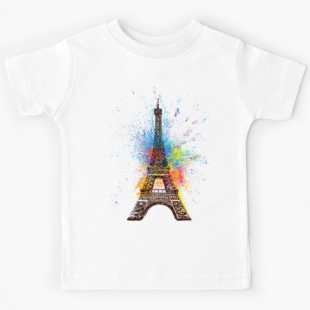 Paris Eiffel Tower France France Tour Eiffel Kids T-Shirt 150