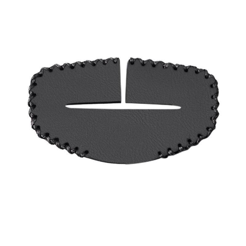1PC Car Seatbelt Buckle Protective Cover PU Leather Anti-collision Anti-scratch Protective Cover Interior Modification Supplies