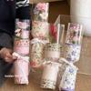 Romantic Bouquet Mother's Day Bouquet Bag Literary Packaging Bags Gifts Flower Wrapping Paper