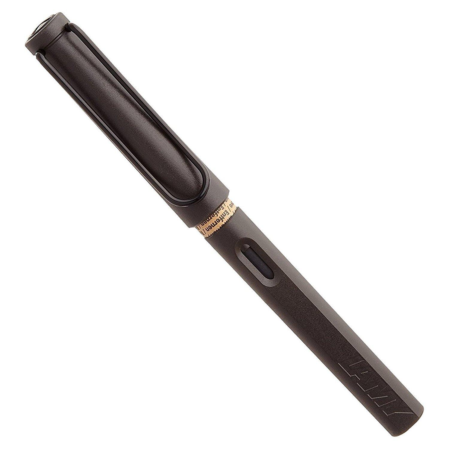 LAMY Safari Fountain Charcoal Size B Pen, Black, (Broad Nib) [Used]