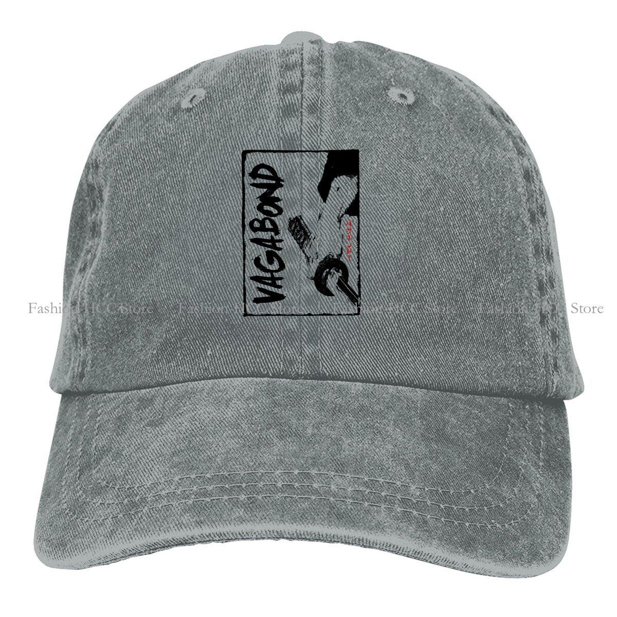VAGABOND MUSASHI Baseball Caps Peaked Cap Miyamoto Musashi Japanese Samurai Sun Shade Hats Unisex Women One Size